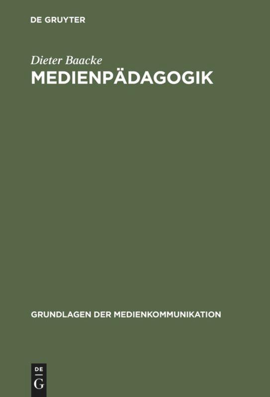 Cover: 9783484371019 | Medienpädagogik | Dieter Baacke | Buch | 105 S. | Deutsch | 1997