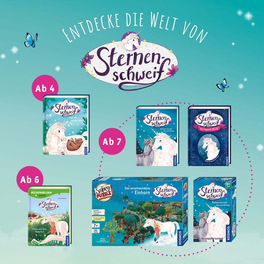 Bild: 9783440174074 | Sternenschweif Adventskalender, Ein Einhorn zu Weihnachten | Chapman