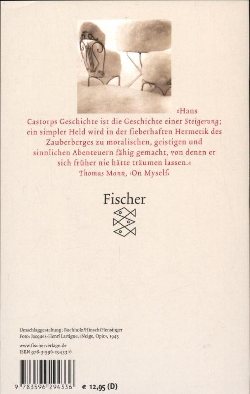 Rückseite: 9783596294336 | Der Zauberberg | Thomas Mann | Taschenbuch | 1008 S. | Deutsch | 1991