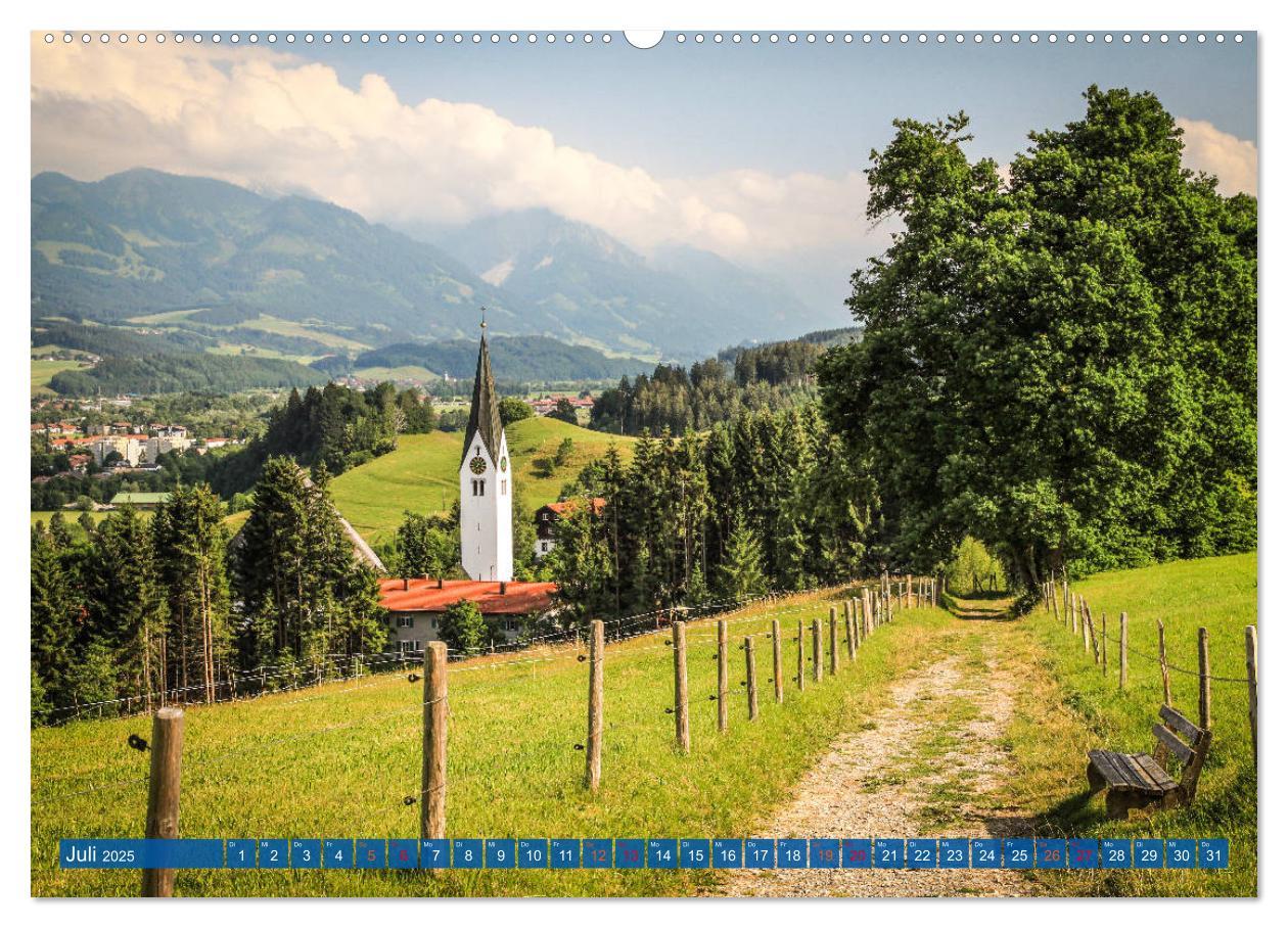 Bild: 9783435191963 | Allgäu - Perle im Süden (Wandkalender 2025 DIN A2 quer), CALVENDO...