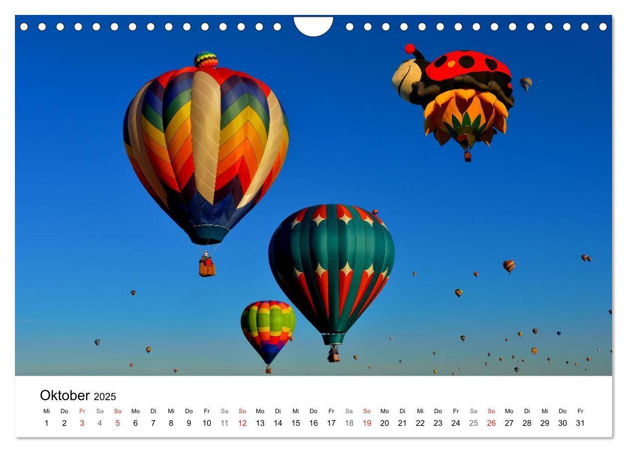 Bild: 9783435468782 | Balloon Fiesta New Mexico (Wandkalender 2025 DIN A4 quer), CALVENDO...