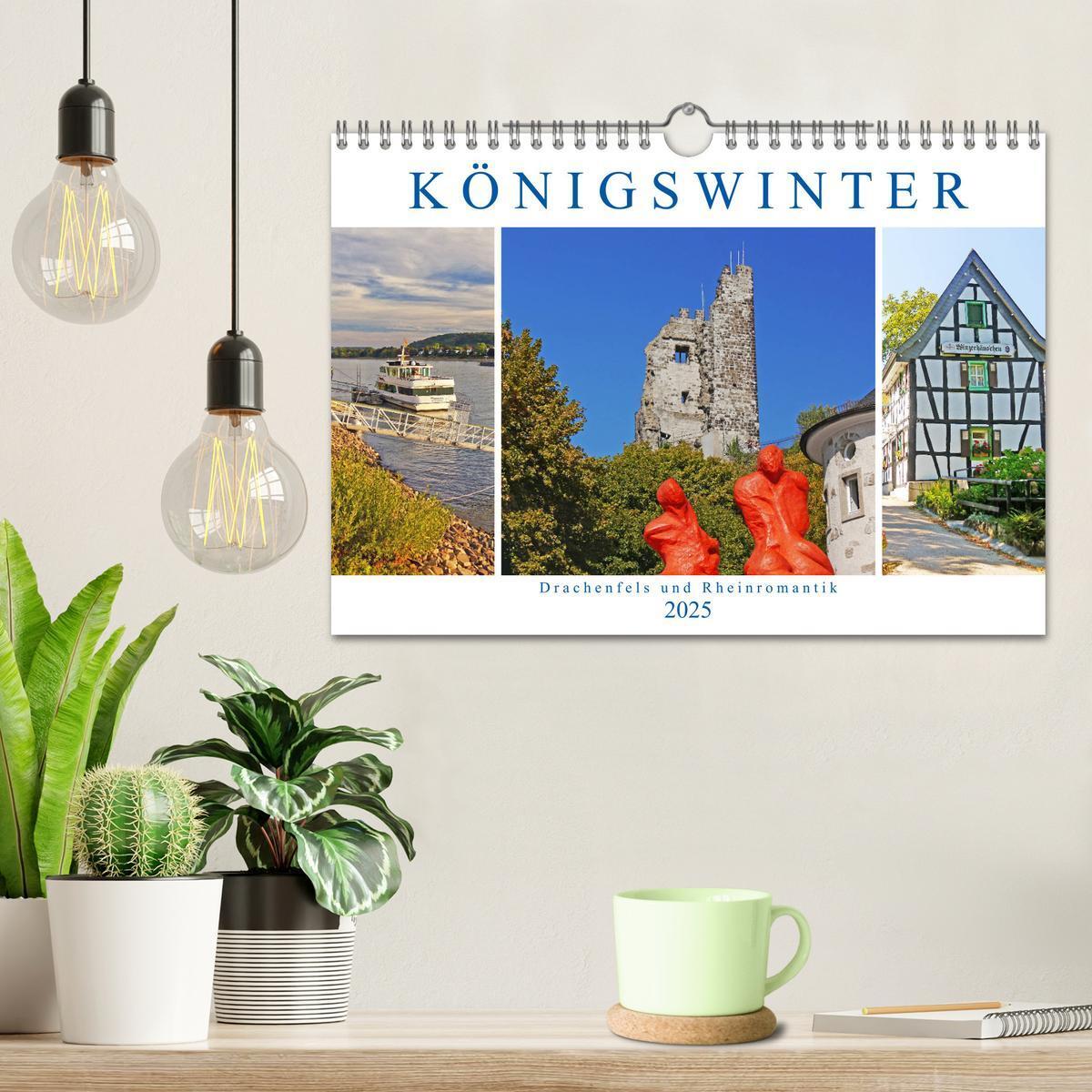 Bild: 9783435207978 | Königswinter. Drachenfels und Rheinromantik (Wandkalender 2025 DIN...