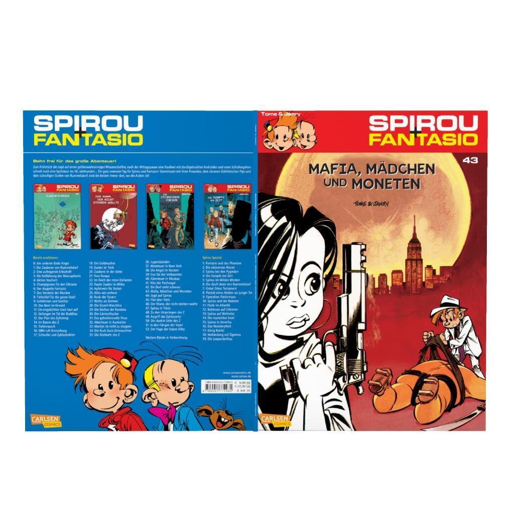 Bild: 9783551772435 | Spirou und Fantasio 43 | Mafia, Mädchen und Moneten | Philippe Tome