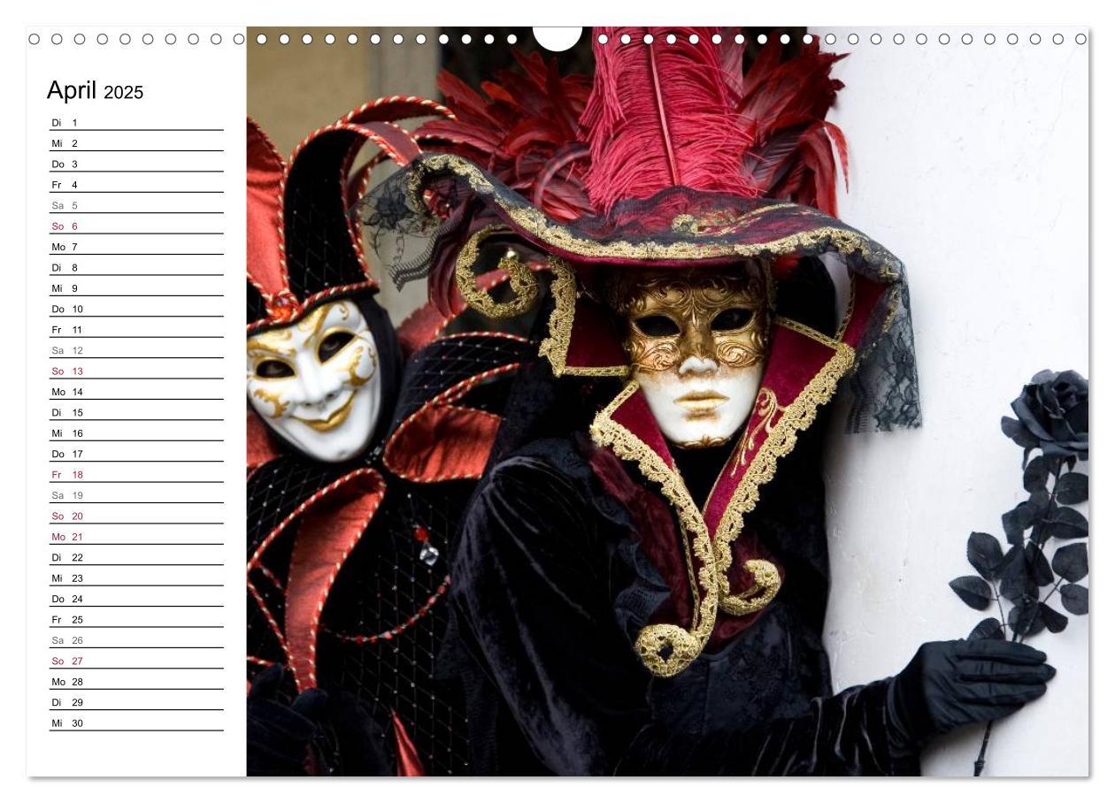 Bild: 9783435552962 | Carnevale di Venezia 2025 (Wandkalender 2025 DIN A3 quer), CALVENDO...