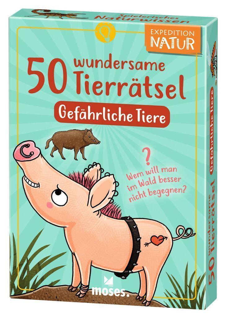 Cover: 4033477098306 | Expedition Natur 50 wundersame Tierrätsel - Gefährliche Tiere | Ramcke