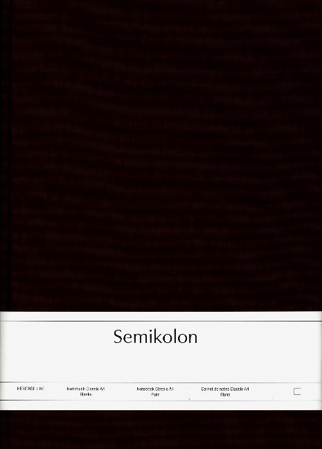 Cover: 4250053604977 | Semikolon Notizbuch Classic A4 blanko burgundy | Buch | Deutsch | 2021