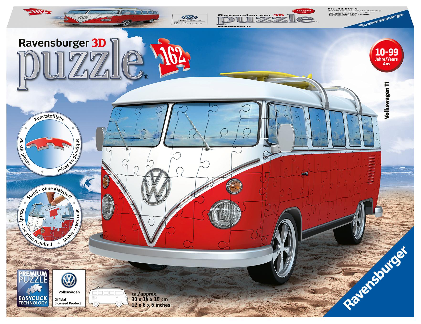 Cover: 4005556125166 | VW Bulli T1. 3D Puzzle 162 Teile | Spiel | 12516 | Deutsch | 2017