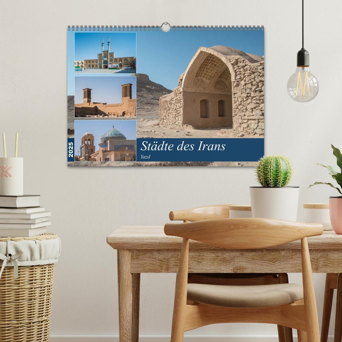 Bild: 9783435416813 | Städte des Irans - Yazd (Wandkalender 2025 DIN A3 quer), CALVENDO...