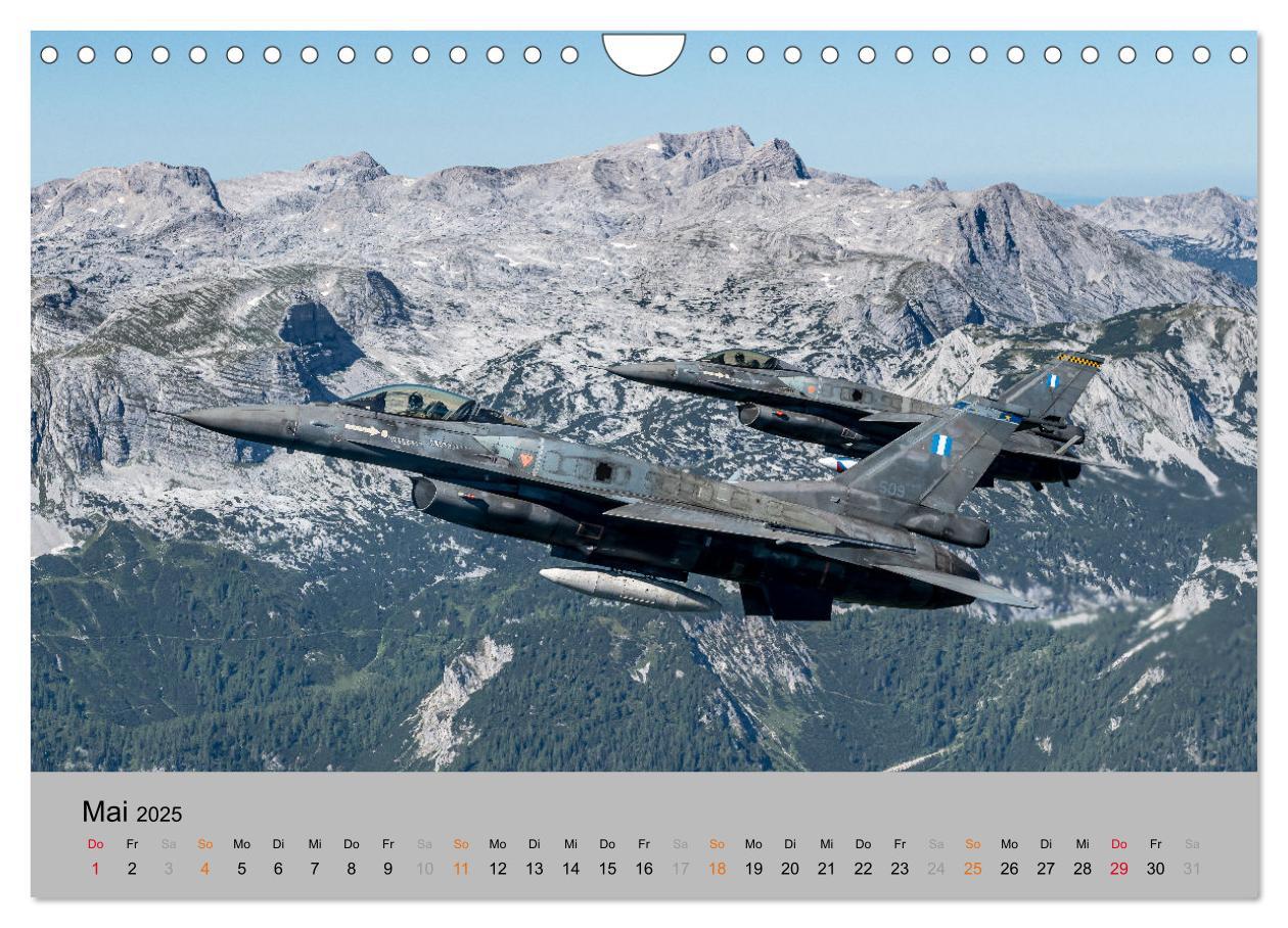 Bild: 9783383981463 | Kampfjet F-16 The Fighting Falcon (Wandkalender 2025 DIN A4 quer),...