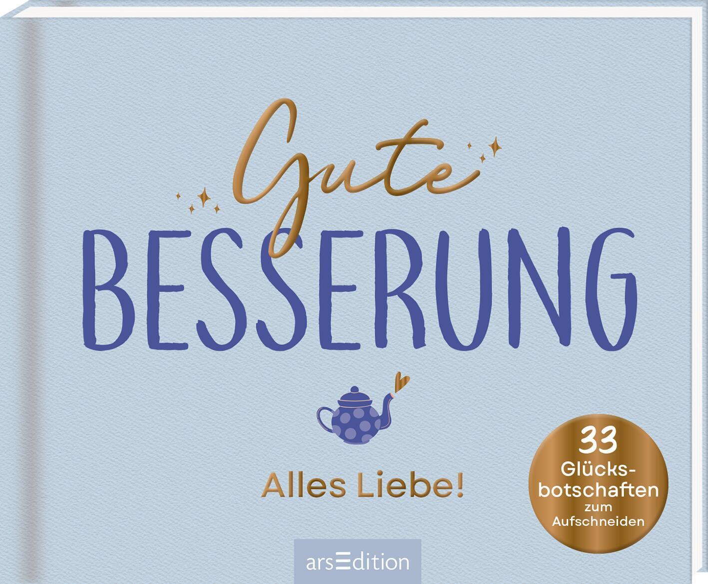 Cover: 9783845860008 | Gute Besserung - Alles Liebe! | 33 Glücksbotschaften zum Aufschneiden