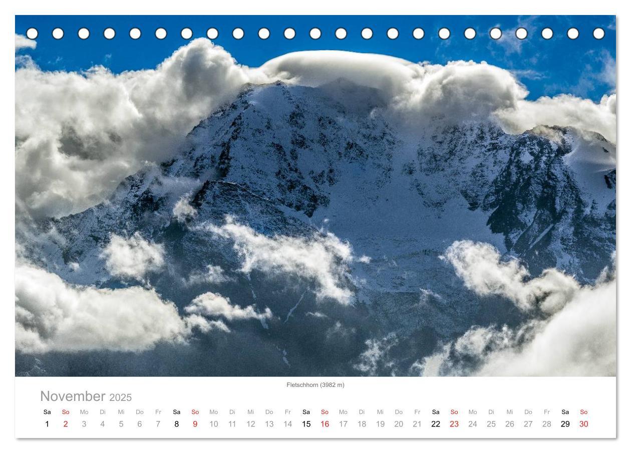 Bild: 9783435497348 | Walliser Alpen - Europas 'kleiner' Himalaya (Tischkalender 2025 DIN...