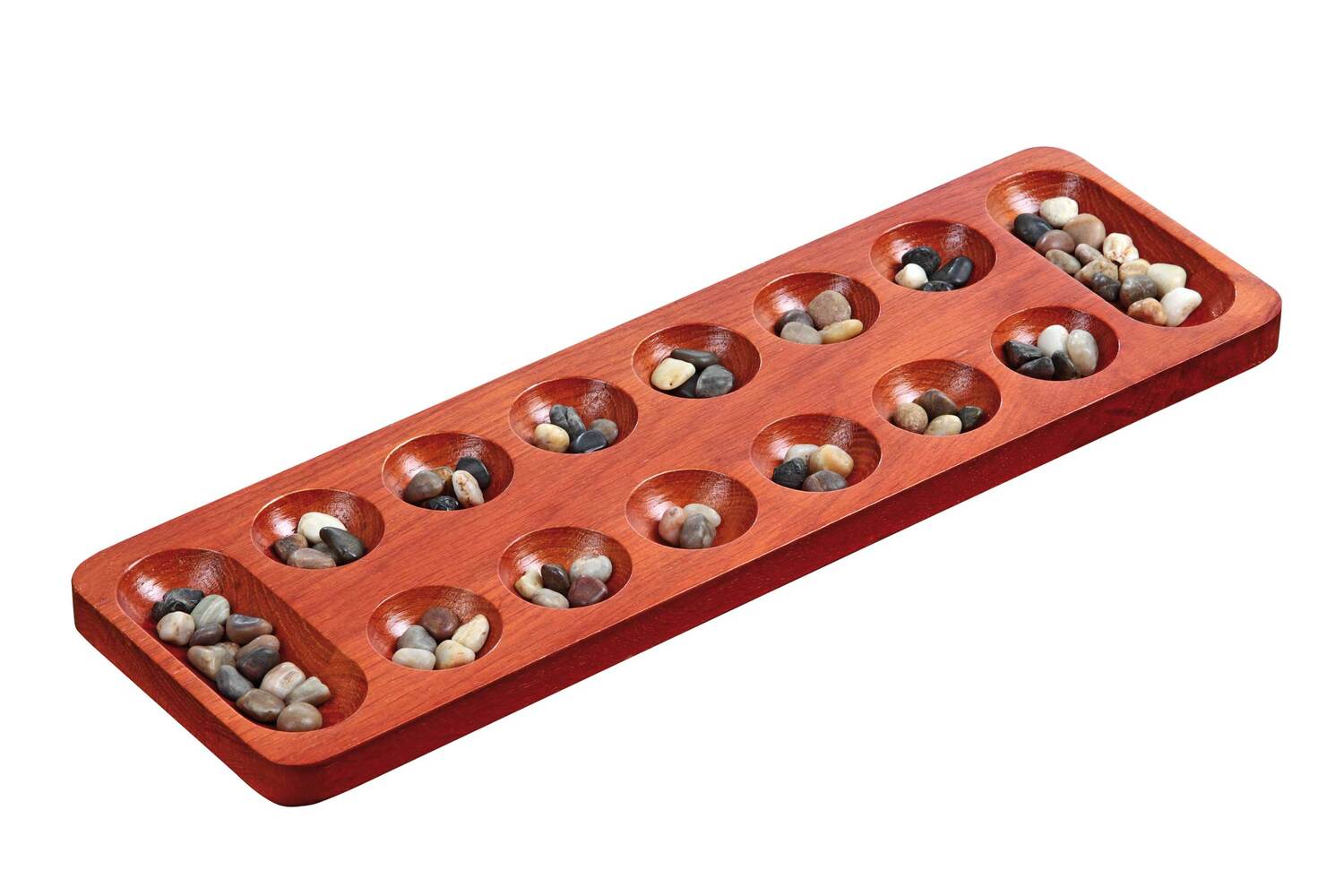 Cover: 4014156030015 | Philos 3001 - Kalaha Mancala, Strategiespiel, Holz, 44x13x2cm | 2023