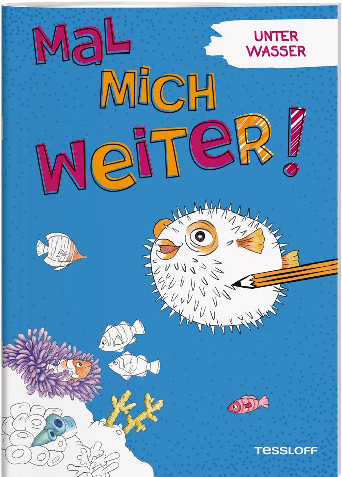 Cover: 9783788647162 | Mal mich weiter! Unter Wasser | Malen für Kinder ab 7 Jahren | Federer