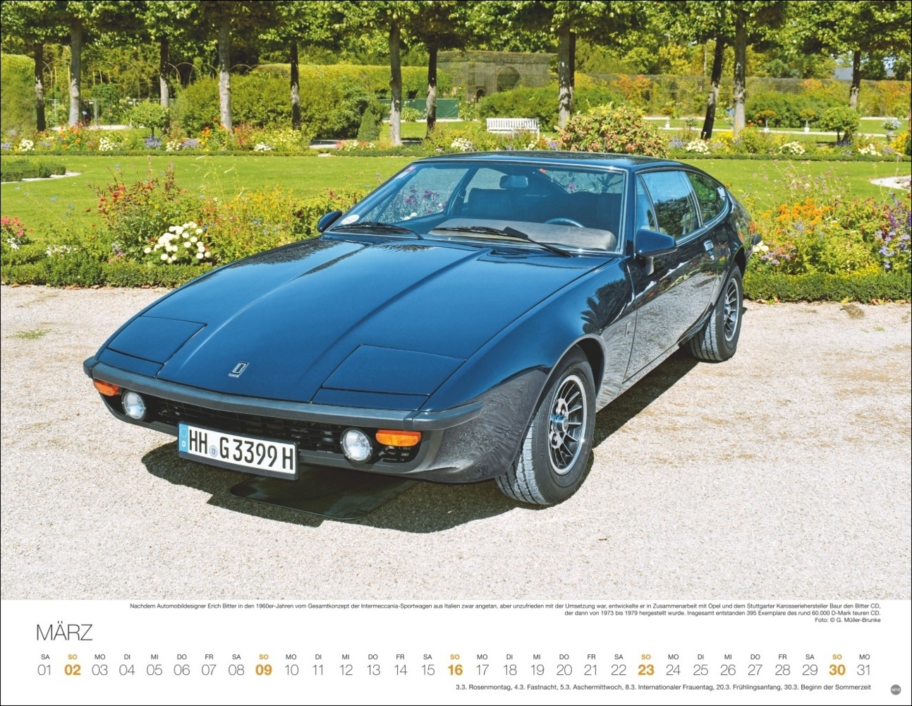 Bild: 9783756405169 | Legendäre Autos Posterkalender 2025 | Kalender | Spiralbindung | 14 S.