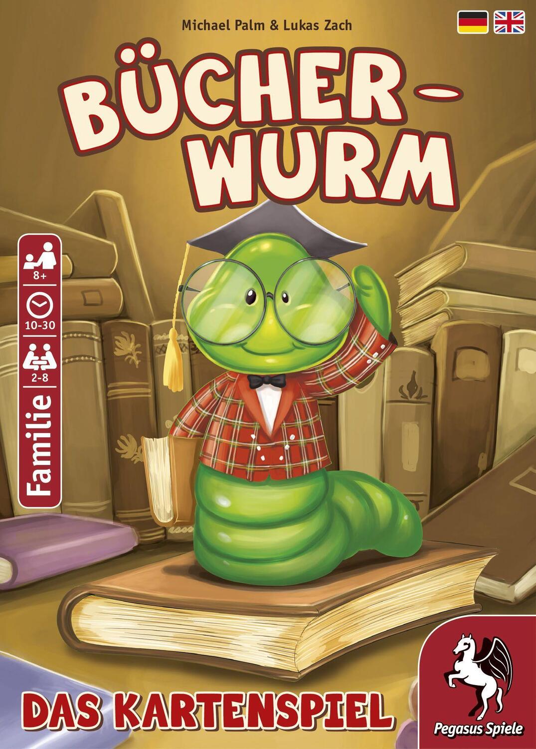 Cover: 4250231718052 | Bücherwurm - Das Kartenspiel | Spiel | Deutsch | 2019