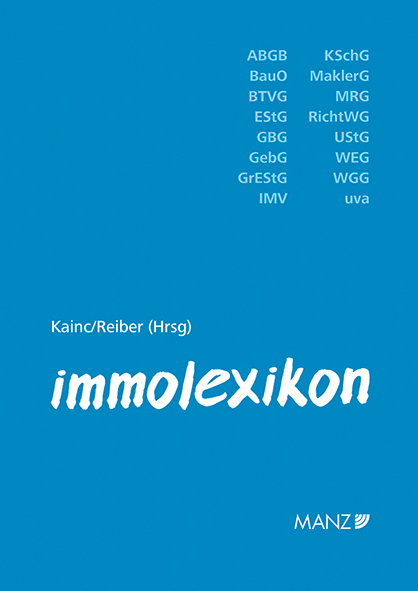 Cover: 9783214256951 | immolexikon | Julia Kainc (u. a.) | Buch | Deutsch | 2024