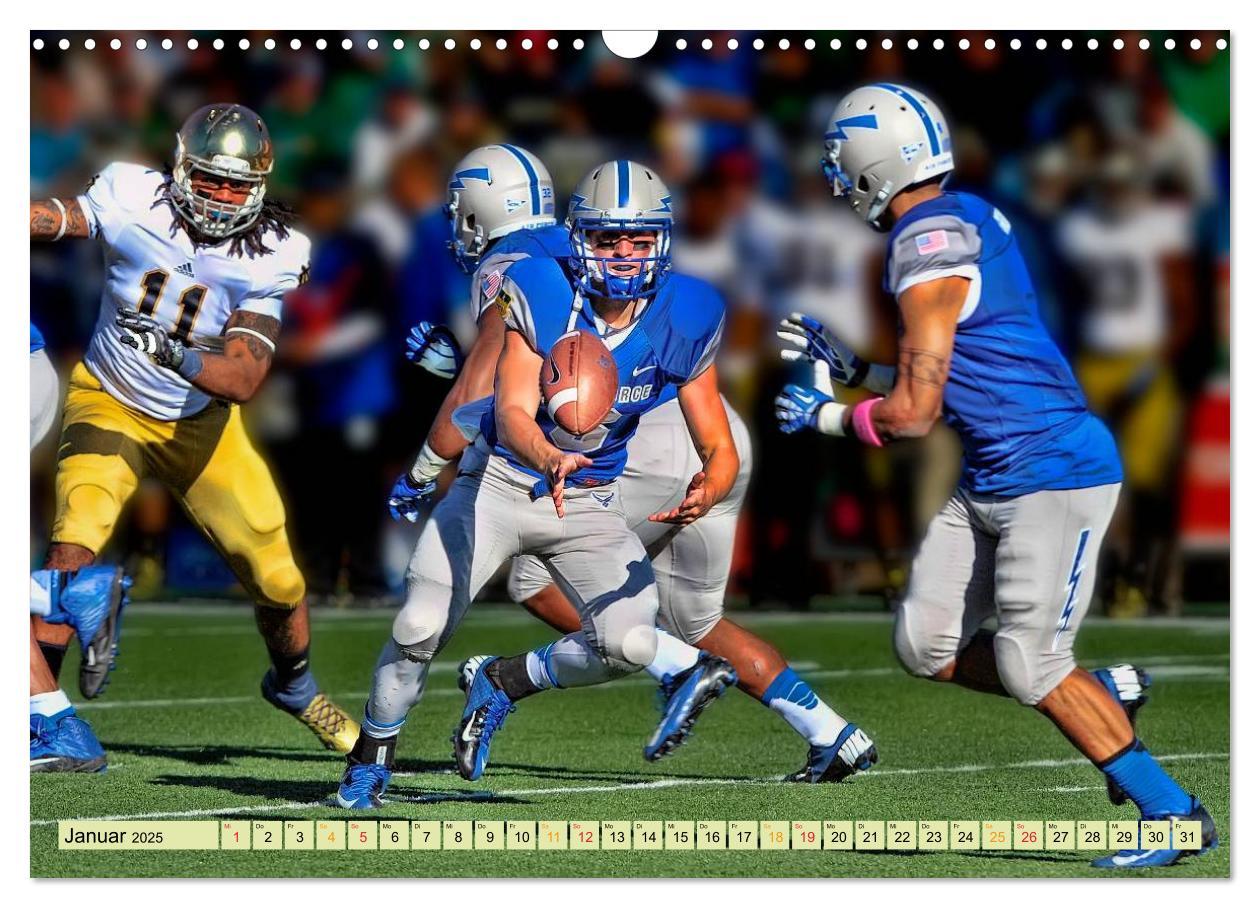 Bild: 9783435485772 | American Football - Taktik und Athletik (Wandkalender 2025 DIN A3...