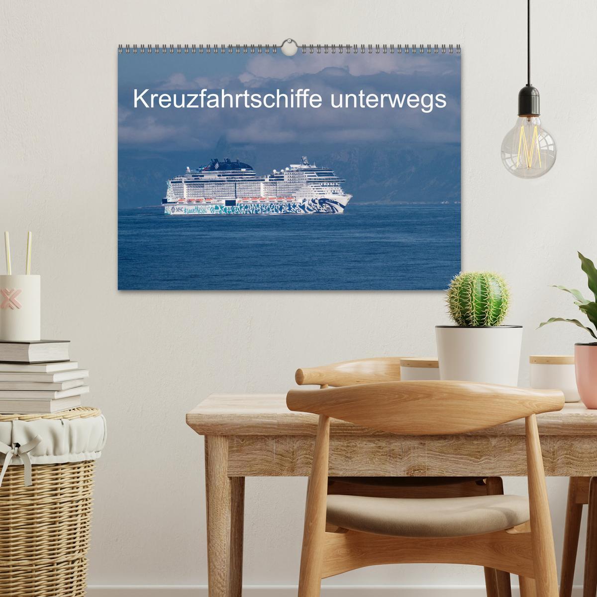 Bild: 9783383766763 | Kreuzfahrtschiffe unterwegs (Wandkalender 2025 DIN A3 quer),...