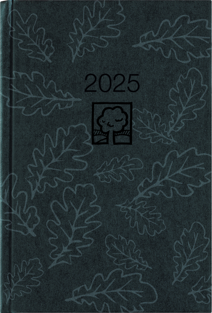 Cover: 4006928025091 | Zettler - Wochenbuch 2025 anthrazit, 14,6x21cm, Taschenkalender mit...