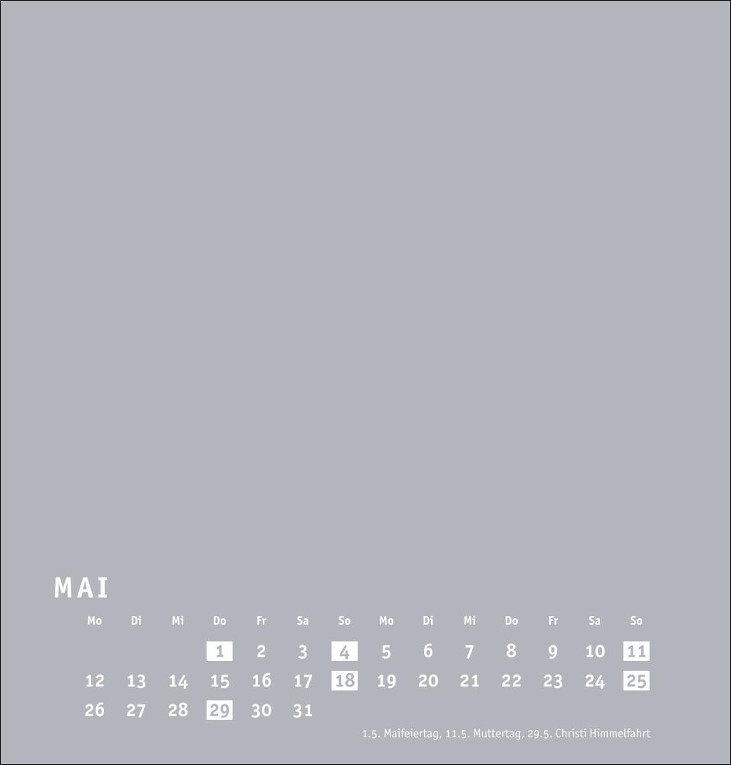 Bild: 9783756407903 | Premium-Bastelkalender silbergrau mittel 2025 | Heye | Kalender | 2025