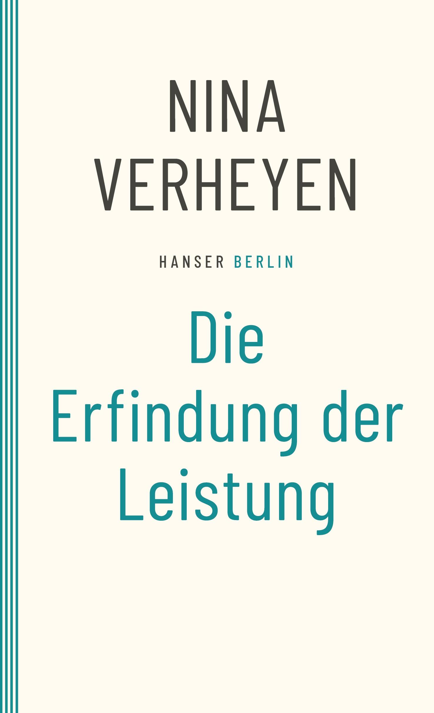 Cover: 9783446281042 | Die Erfindung der Leistung | Nina Verheyen | Taschenbuch | 258 S.