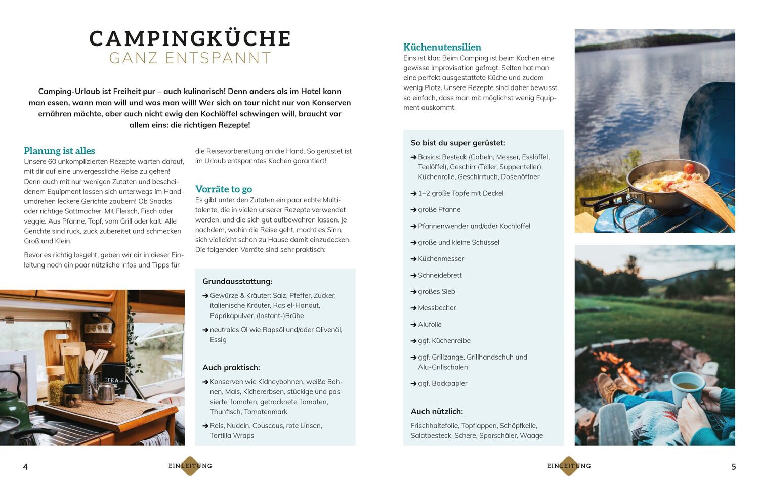 Bild: 9783625193272 | Camping-Blitzrezepte . 60 Gerichte für einen entspannten Urlaub | Buch