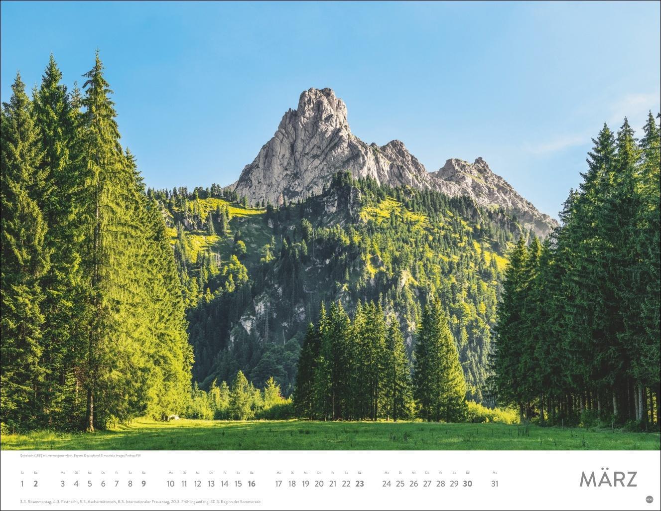 Bild: 9783756405060 | Faszination Alpen Posterkalender 2025 | Heye | Kalender | 14 S. | 2025