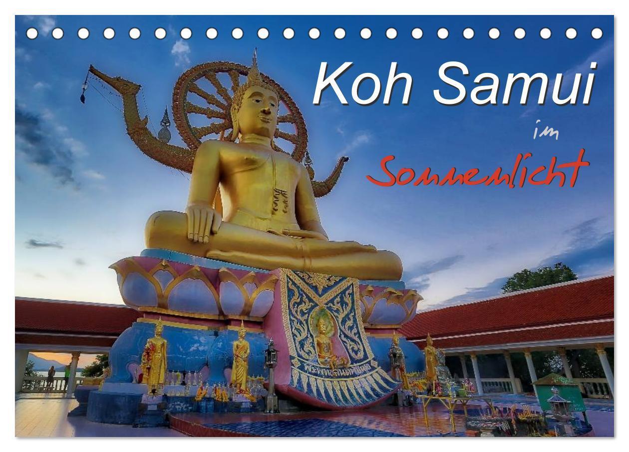 Cover: 9783435490615 | Koh Samui im Sonnenlicht (Tischkalender 2025 DIN A5 quer), CALVENDO...