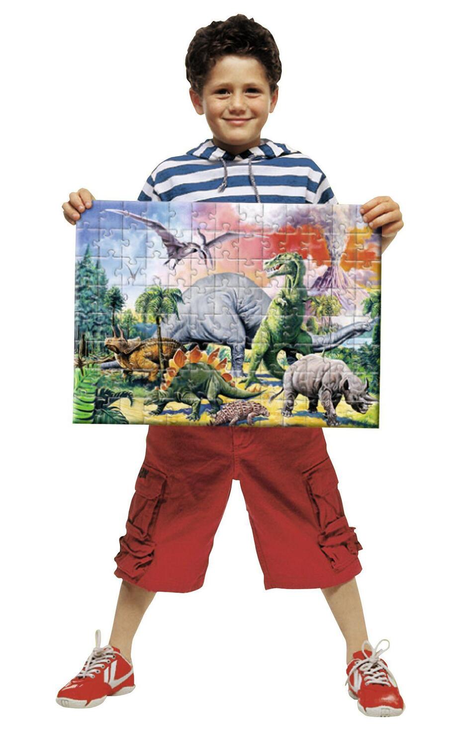 Bild: 4005556109579 | Unter Dinosauriern. Puzzle 100 Teile XXL | Spiel | Deutsch | 2016