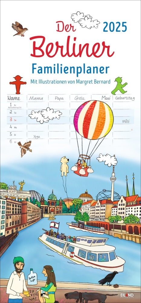 Cover: 9783964023629 | Der Berliner Familienplaner 2025 - Margret Bernard | Margret Bernard