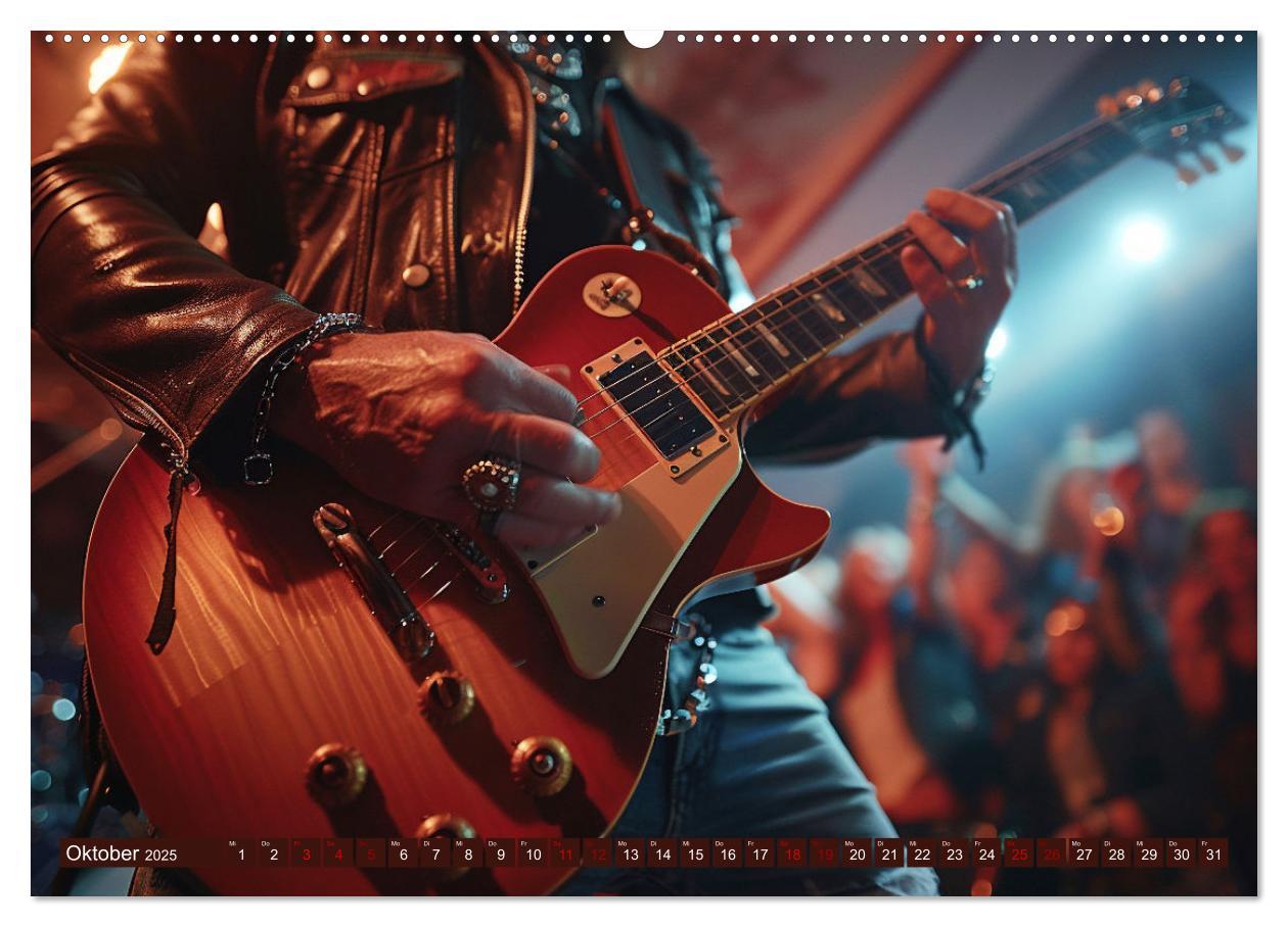 Bild: 9783457141496 | Wegbegleiter Gitarre (Wandkalender 2025 DIN A2 quer), CALVENDO...