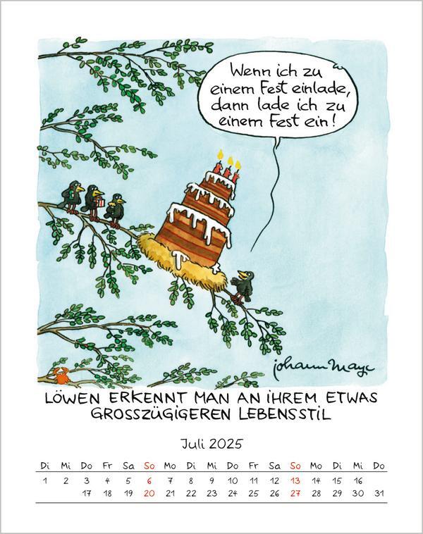 Bild: 9783731876663 | Löwe 2025 | Verlag Korsch | Kalender | Spiralbindung | 13 S. | Deutsch