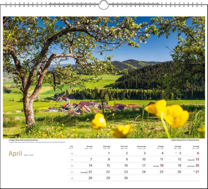 Bild: 9783861924159 | Schwarzwald 2025 | Clemens Emmler | Kalender | Spiralbindung | XIII