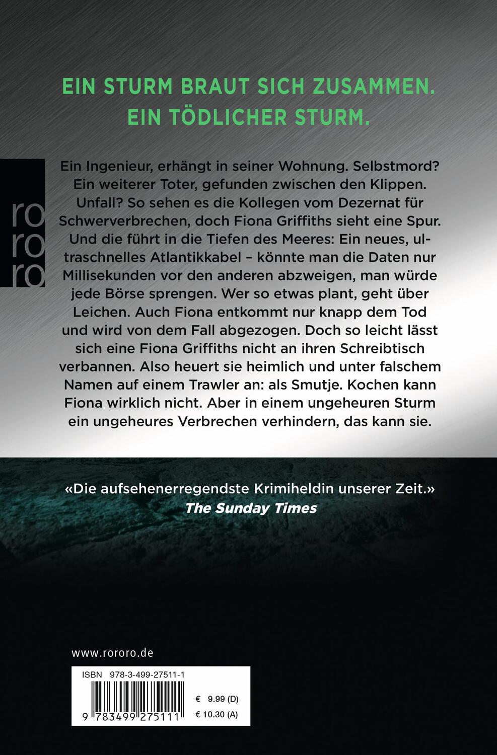 Rückseite: 9783499275111 | Fiona: Unten im Dunkeln | Harry Bingham | Taschenbuch | 608 S. | 2019