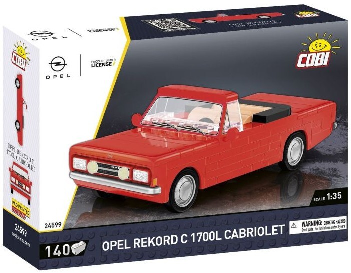 Cover: 5902251245993 | COBI Youngtimer 24599 - Opel Rekord C 1700 L Cabriolet, Bausatz,...