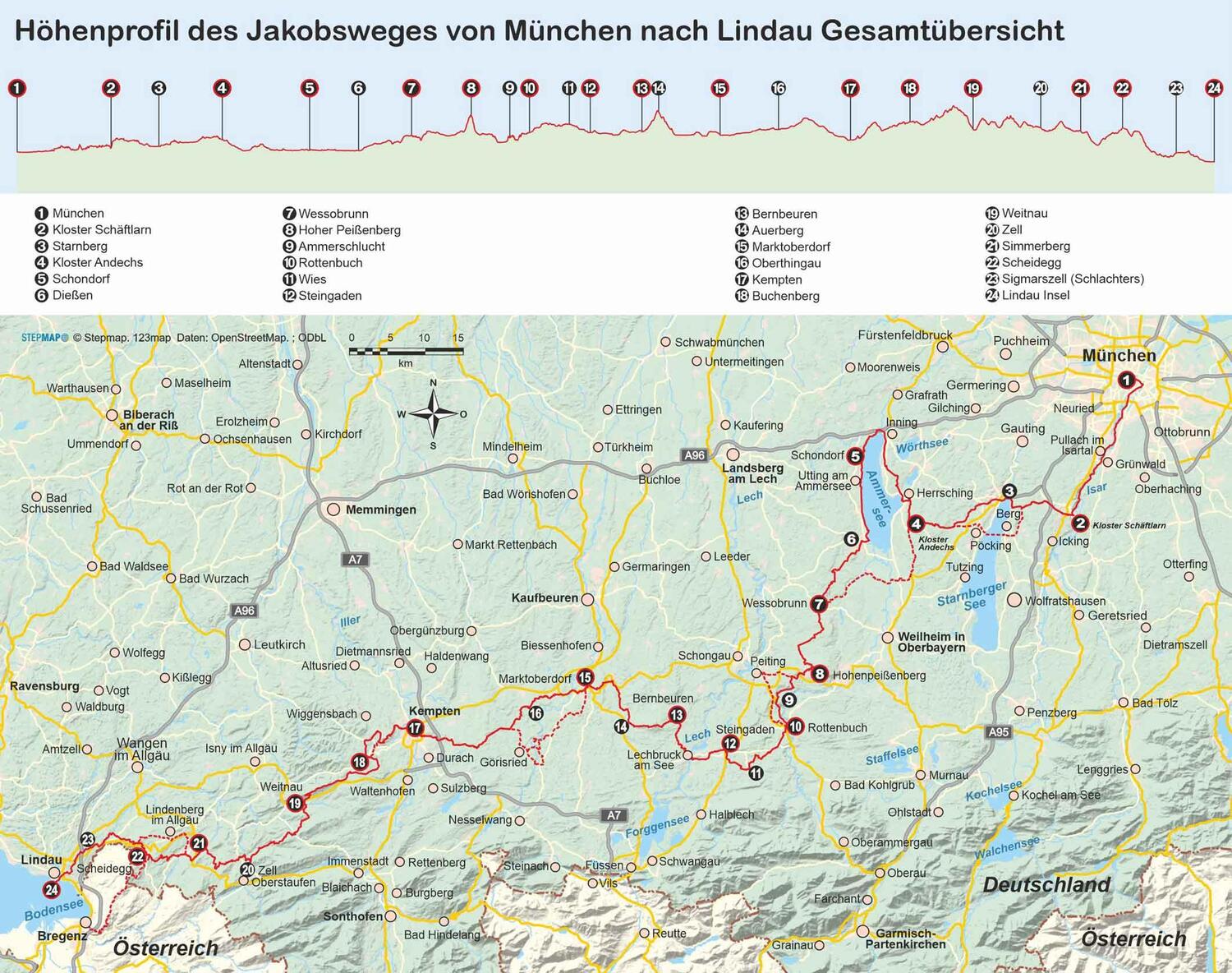 Bild: 9783866868434 | Jakobsweg München - Lindau | mit Variante nach Bregenz | Haupt | Buch