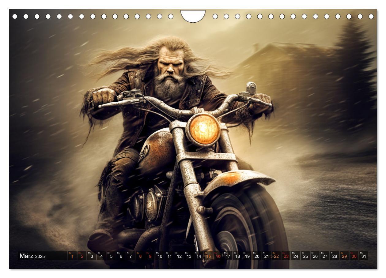 Bild: 9783383859052 | Ride to Valhalla (Wandkalender 2025 DIN A4 quer), CALVENDO...