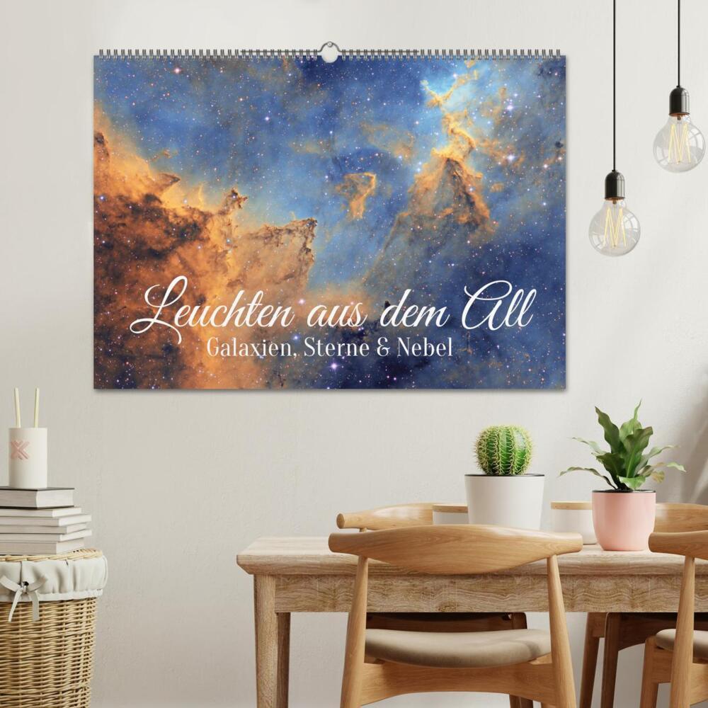 Bild: 9783435055029 | Galaxien, Sterne und Nebel: Leuchten aus dem All (Wandkalender 2025...