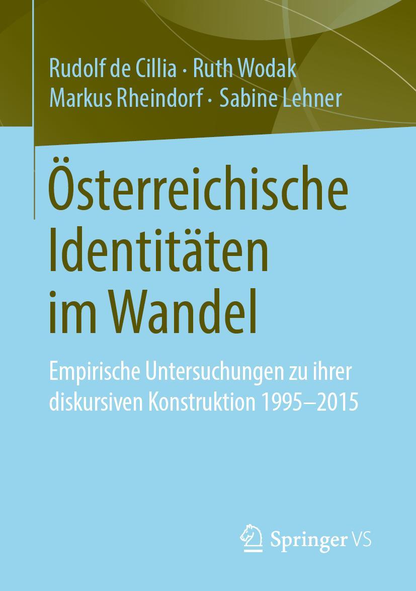 Cover: 9783658287009 | Österreichische Identitäten im Wandel | Rudolf De Cillia (u. a.)