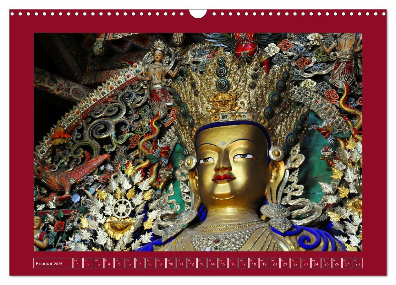 Bild: 9783457136645 | Buddhas &amp; Bhodisattvas (Wandkalender 2025 DIN A3 quer), CALVENDO...