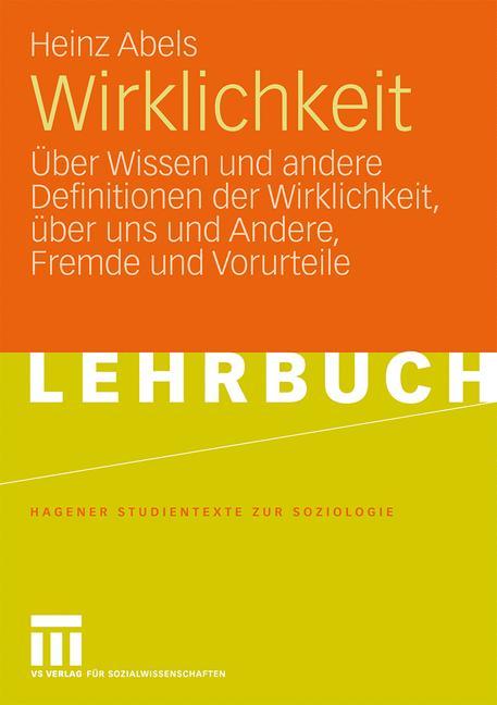 Cover: 9783531167732 | Wirklichkeit | Heinz Abels | Taschenbuch | Studientexte zur Soziologie