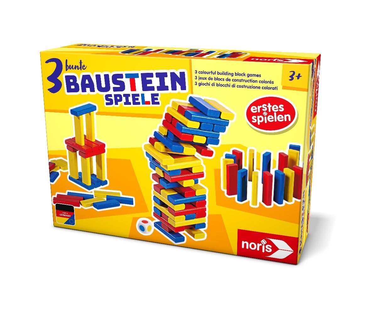 Cover: 4000826006107 | 3 bunte Bausteinspiele | Spiel | Bunter Stückkarton | 606012165 | 2024