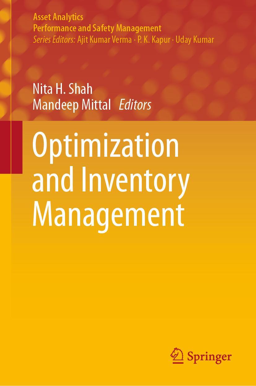 Cover: 9789811396977 | Optimization and Inventory Management | Mandeep Mittal (u. a.) | Buch