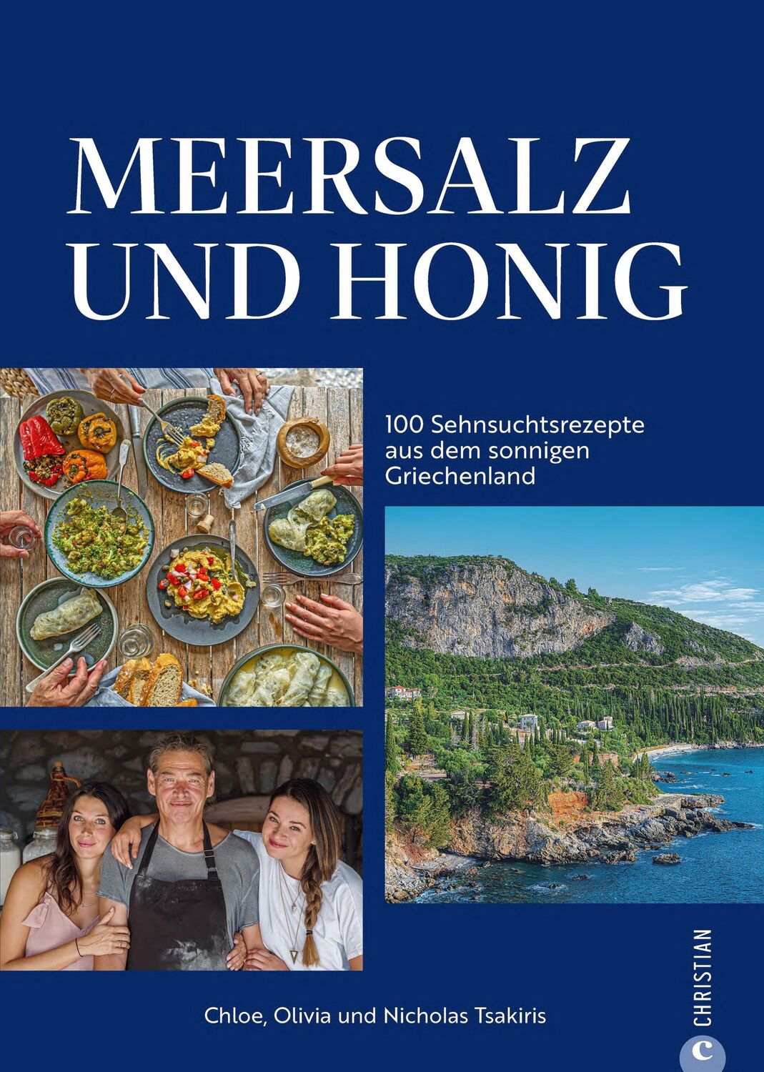 Cover: 9783959618038 | Meersalz &amp; Honig | 100 Sehnsuchtsrezepte aus dem sonnigen Griechenland