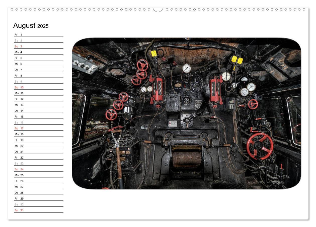 Bild: 9783435527489 | Unter Dampf - Dampflokromantik (Wandkalender 2025 DIN A2 quer),...