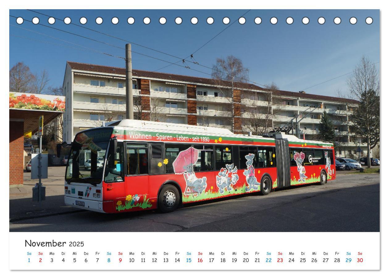 Bild: 9783435076420 | Omnibusse von heute und früher (Tischkalender 2025 DIN A5 quer),...