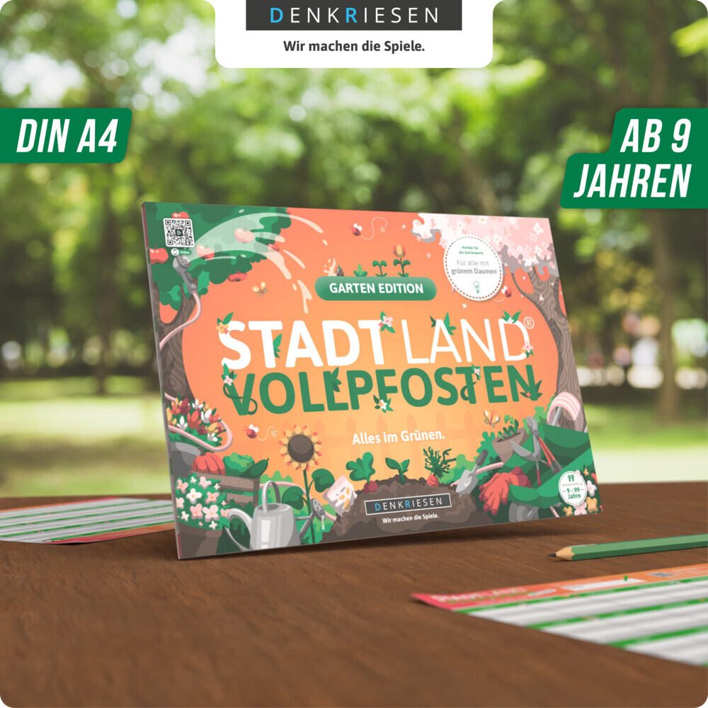 Bild: 4260528095261 | STADT LAND VOLLPFOSTEN® - GARTEN EDITION - "Alles im Grünen." - A4