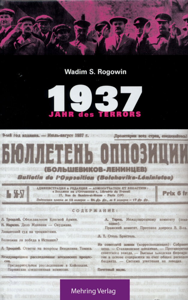 Cover: 9783886340712 | 1937 | Jahr des Terrors | Wadim S Rogowin | Buch | Gebunden | Deutsch