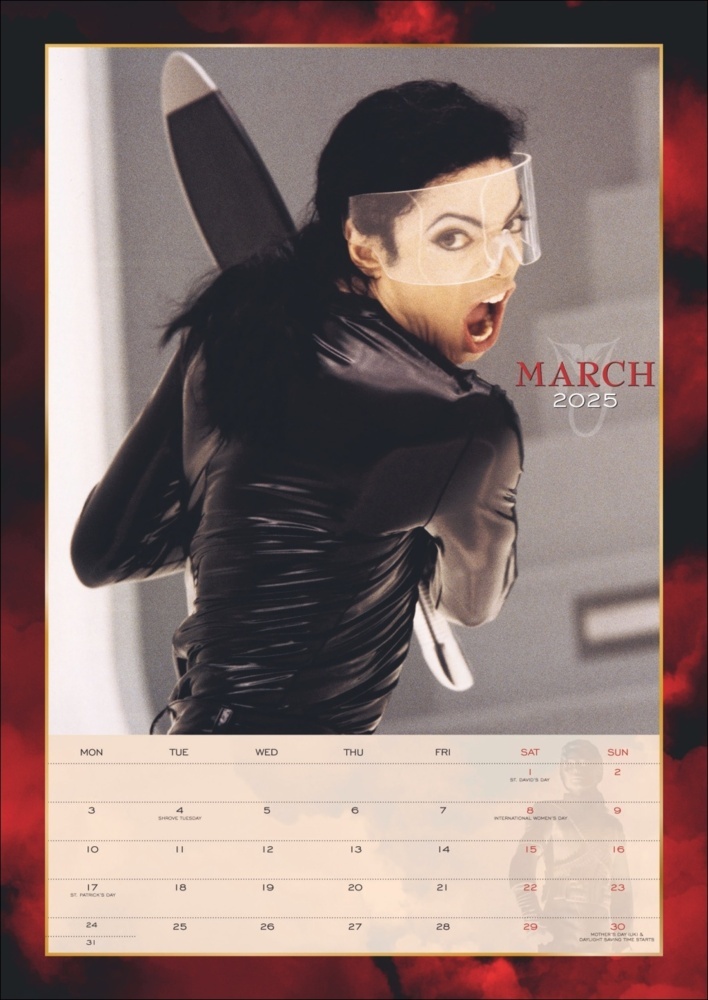 Bild: 9783840196737 | Michael Jackson Posterkalender 2025 | Kalender | Spiralbindung | 14 S.