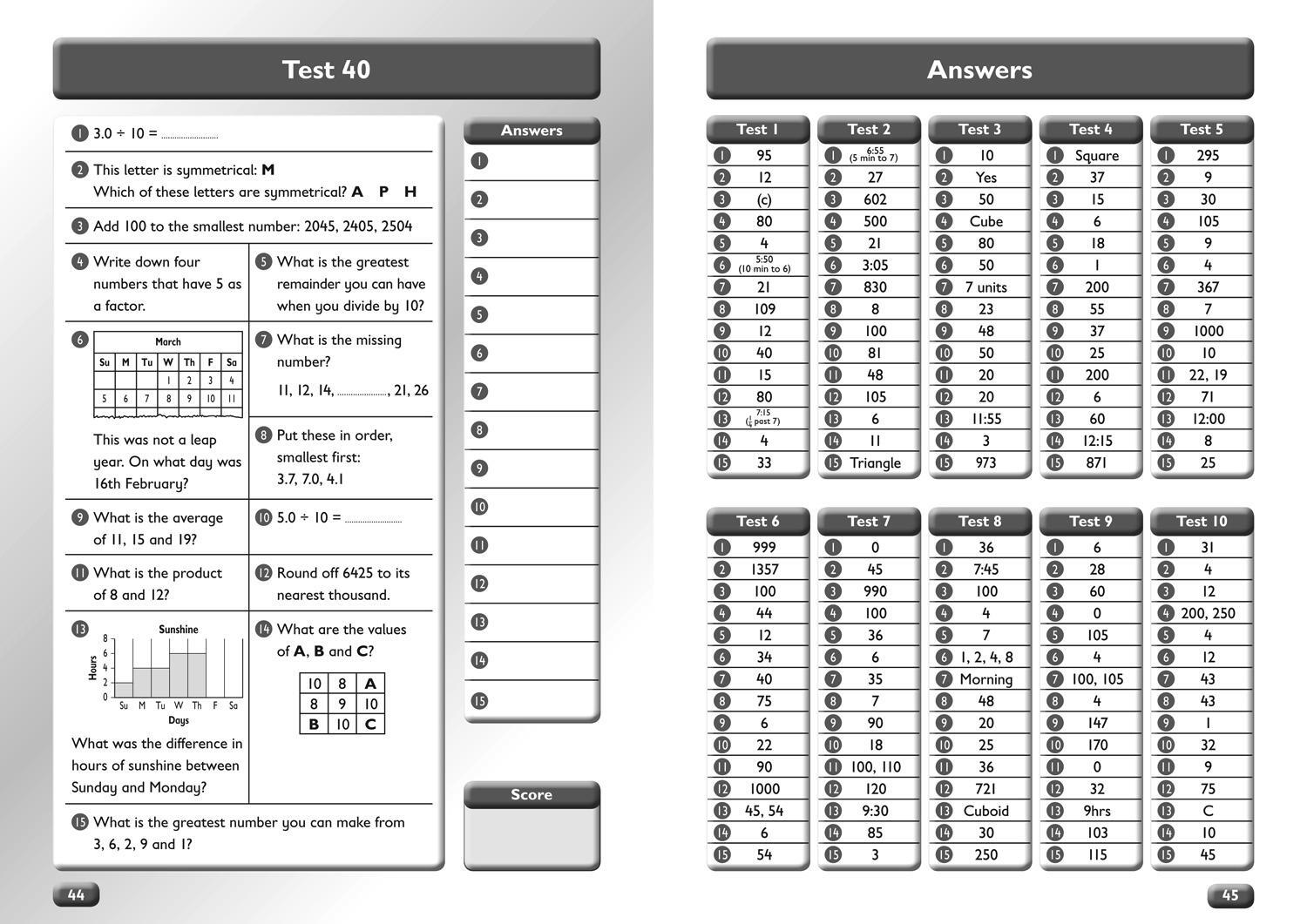 Bild: 9780007457922 | Collins Mental Maths | Ages 8-9 | Collins Ks2 | Taschenbuch | Englisch